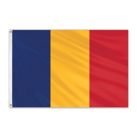 Clearance Romania 4'x6' Nylon Flag